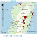 Reports of violence in Madagascar highlighted on map